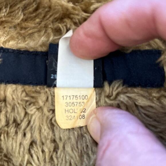 Gap Y2K Vintage Blue Denim Vest Size XS Faux Fur Lined Button Front Collared - Picture 6 of 8